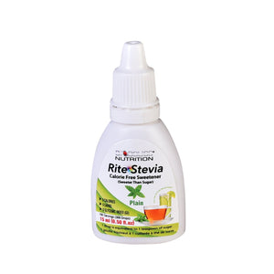 Rite Stevia Liquid Drops Multi-Flavor Combo Pack A : Chocolate, Cinnamon & Plain