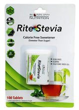 Load image into Gallery viewer, Rite Stevia Tablets in Dispenser 100 Count
