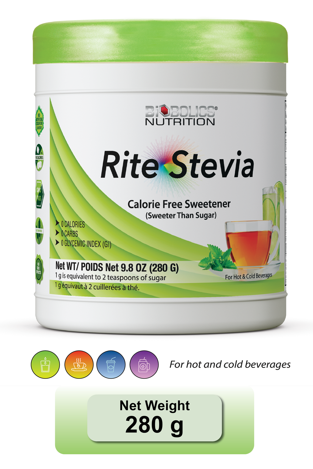 Rite Stevia Powder Concentrate, 9.8 oz