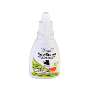 Rite Stevia Liquid Drops Multi-Flavor Combo Pack A : Chocolate, Cinnamon & Plain